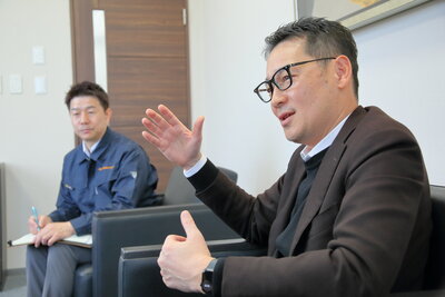 阪和ダイサン株式会社 インタビュー風景