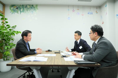 ぐんま地域共創パートナーズ株式会社のインタビュー風景